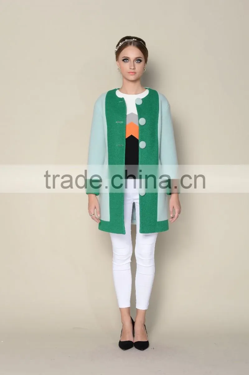 latest hot selling designs for 2015 2016 coat for winter, cheap price female coat winter