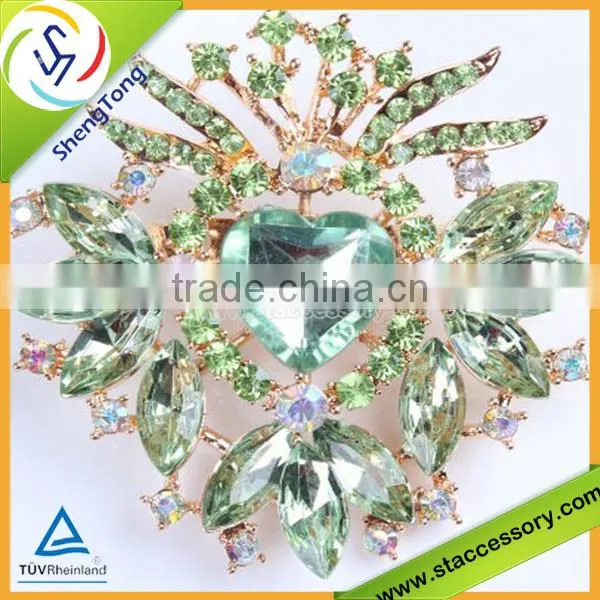 2015 high quality fabric brooch