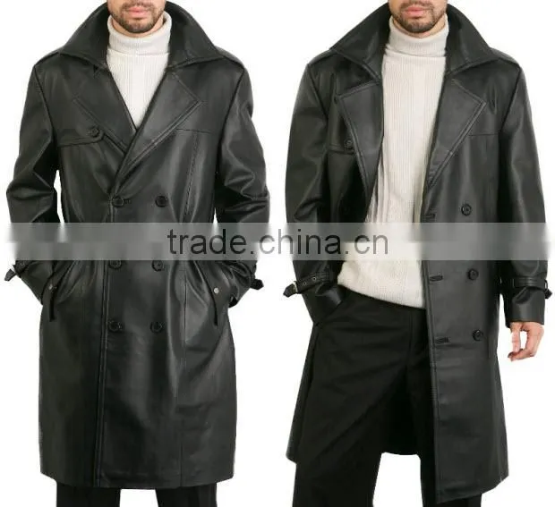 Leather Long Coat