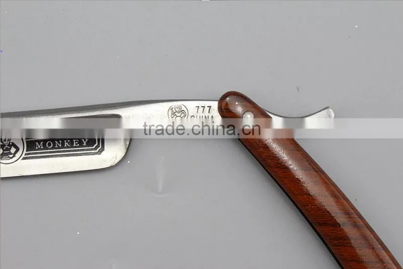 "GOLDOLLAR 777"carbon steel barber razor shaving razor straight razor