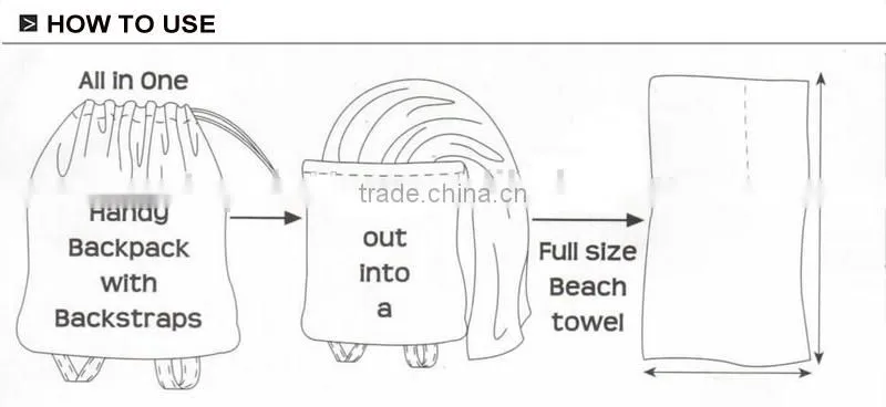 Multipurpose All in one towel stripe canvas beach tote bag wholesale