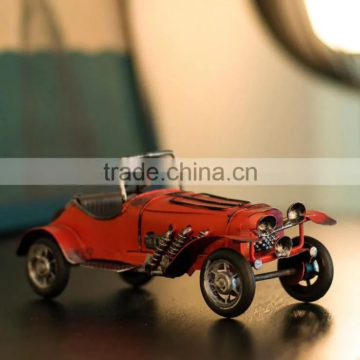 Vintage Red/Blue/White Classic Hotwheel Diecast Car