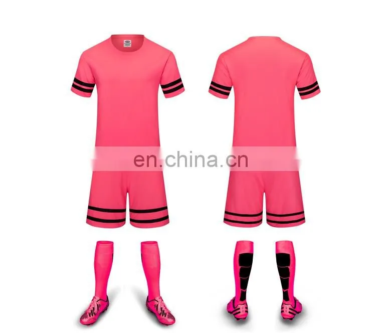 2017 soccer wear top thai dry fit cheap custom sublimation training soccer uniform jersey shirts sets for teams bulk wholesale