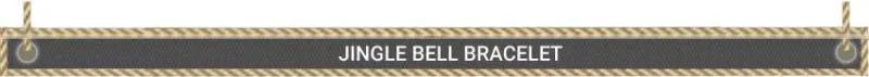 Adjustable Size Jingle Bell Bracelet with Wide Range of Choices