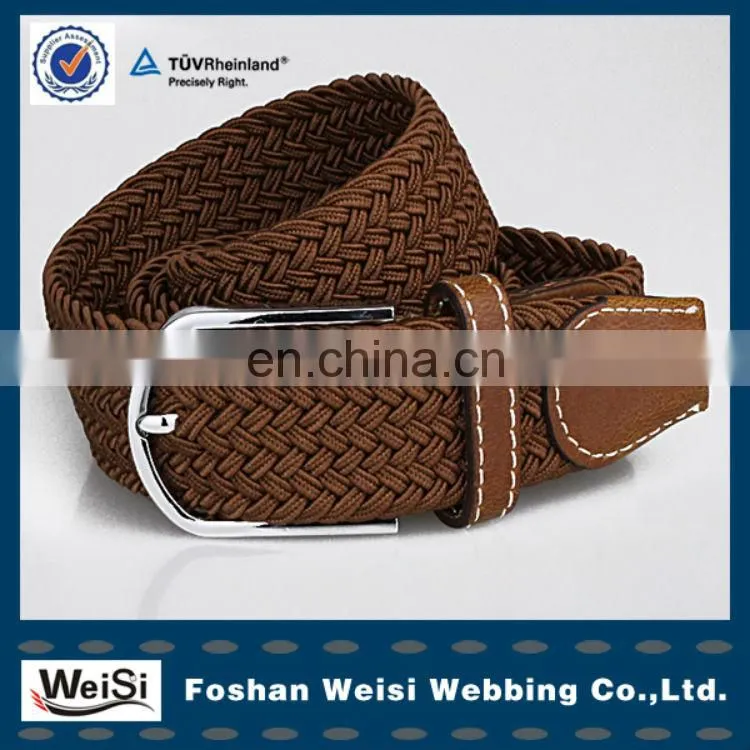 Jacquard polyester cotton fabric braided woven belt