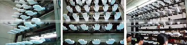 cotton gloves making by machine/ cotton yarn glove