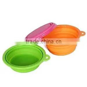 Food Storage Containers Collapsible Pet Bowl Silicone Bowl Foldable Bowl Dog Pet Bowl