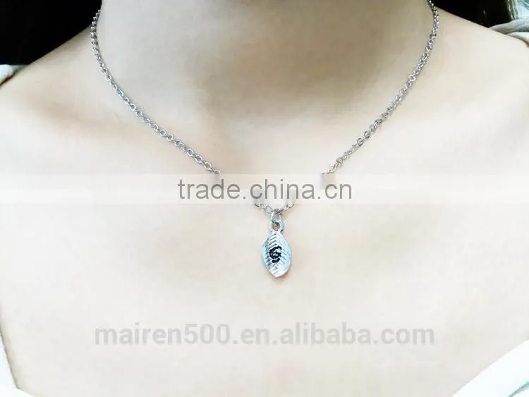wholesale costume initial disc pendant necklace jewelry