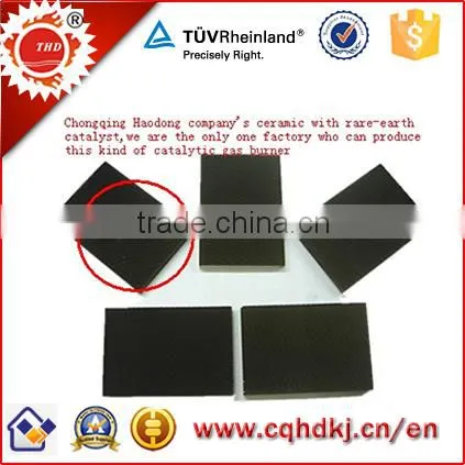 Infrared honeycomb ceramic plate for burner