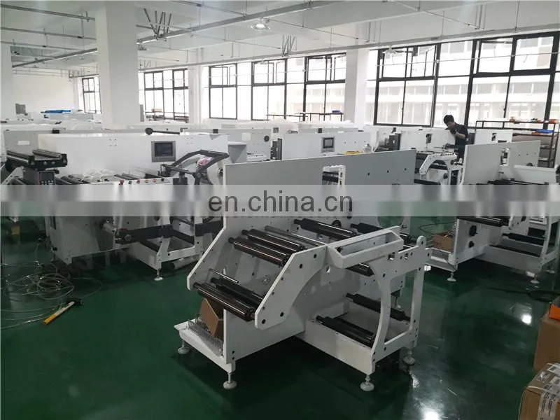 UTS420H Turret Type High Speed Automatic Label Cutting Machine, self-adhesive sticker cutter rewinder