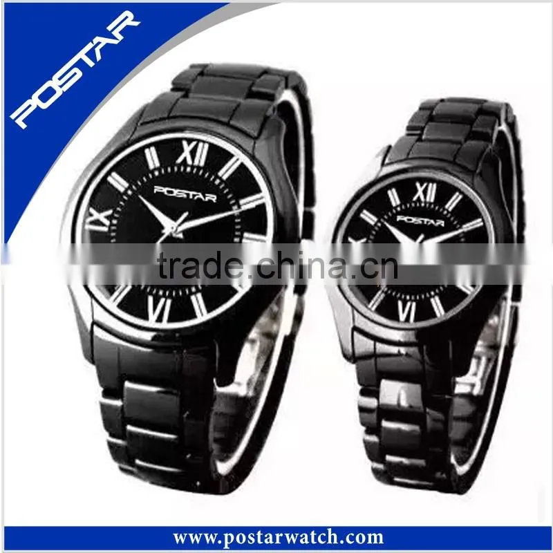 Black Ceramic watches Classical Fashion Men And Women Wear Wrist Watch