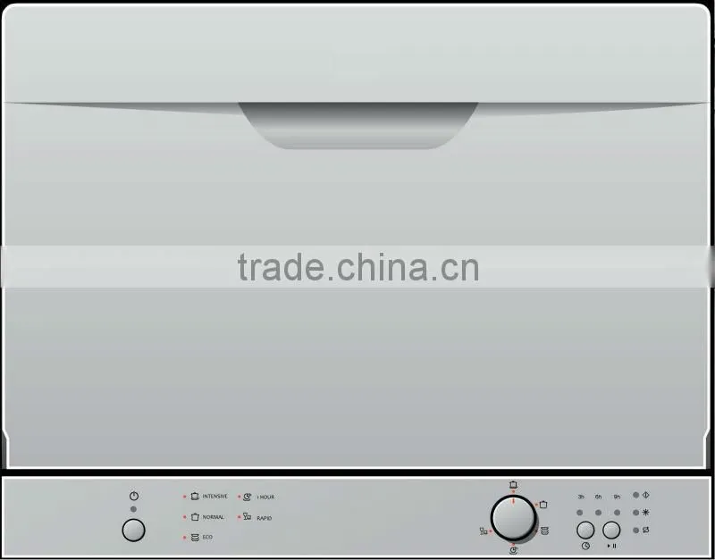 12 Sets free standing LCD screen display home use dish washing machine
