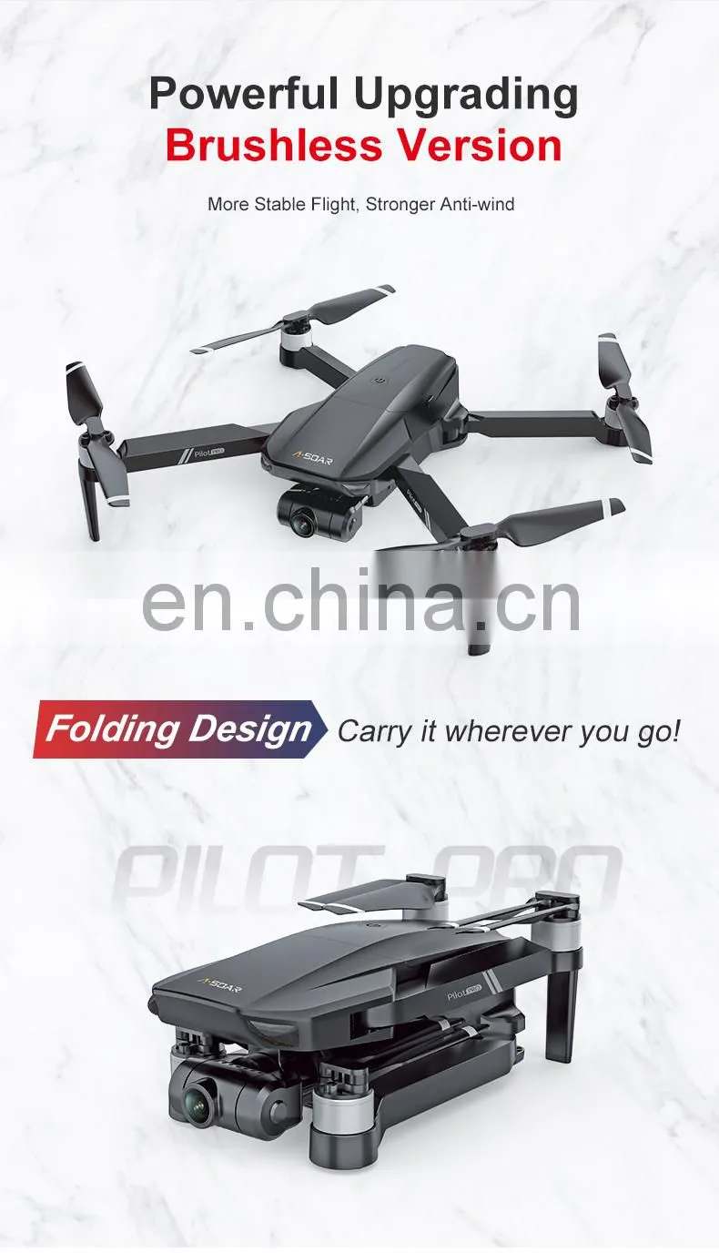 JJRC 2-Axis Gimbal X19 Pro Brushless Motor Obstacle Avoidance Professional Drones with 4K Camera and GPS