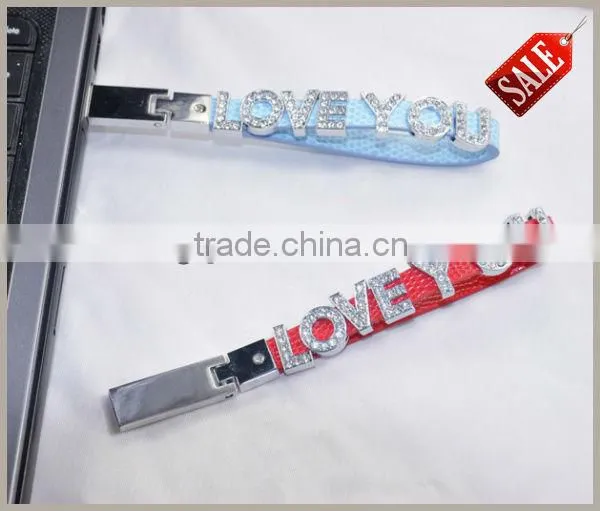 CZ Diamond Jewelry Bracelet Lanyard USB Flash Drive New Gadget Paypal