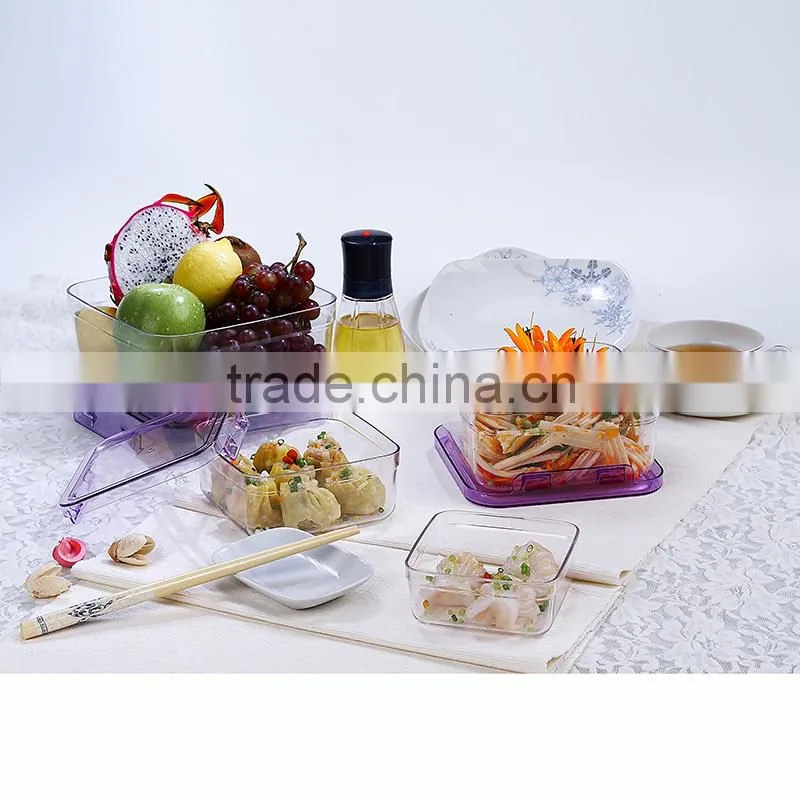Fruit salad storage container pp food container crisper