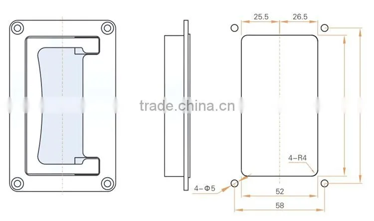 2015 FEILEI LS02-2 wenzhou made power distribution cabinet's handle