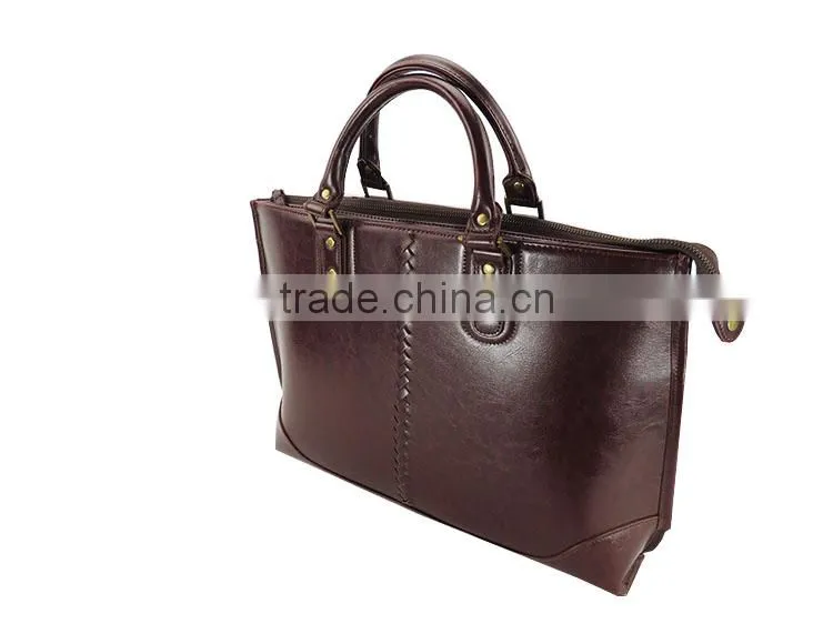 Hot New Design Ladies PU Hard Leather Handbag