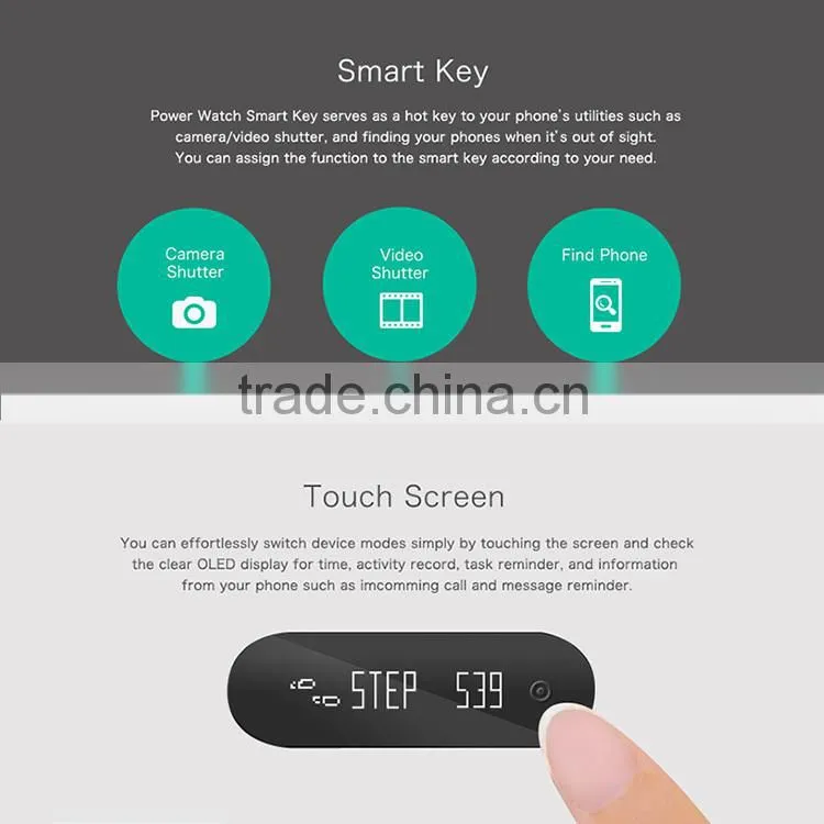 Fashion Promotion Gift Sport Fitness Band for iOS and Android