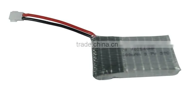small lipo battery 500mah 3.7v rc helicopter battery with long cycle life