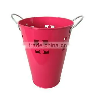 CCGB-G105 New Available Metal flower bucket, garden bucket, creative bucket