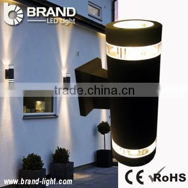 Up And Down led Wall Light outdoor black shell CE/ROHS IP65 outdoor wall mounted led light