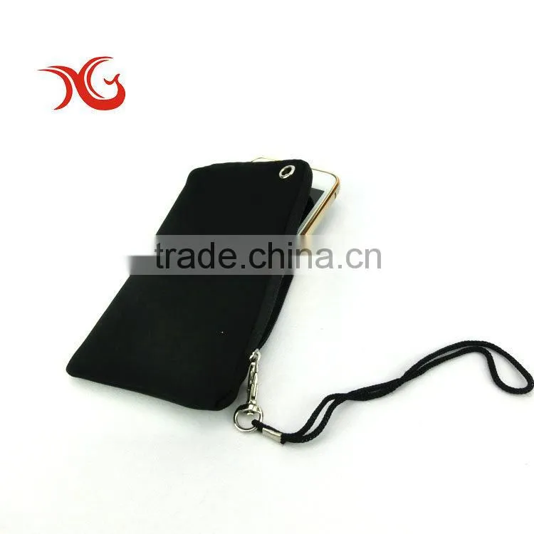 Neoprene smart mobile phones bag with handle