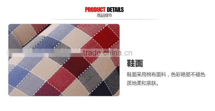 Winter slipper fluff canvas warm indoor slipper