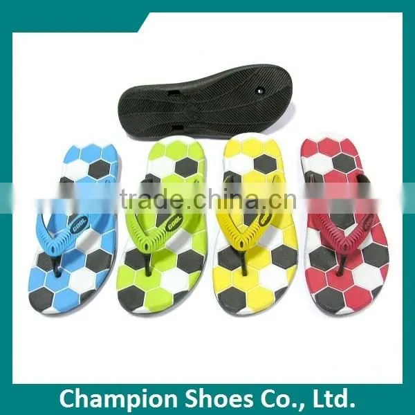 Customized brand pvc slipper pvc air blow slipper