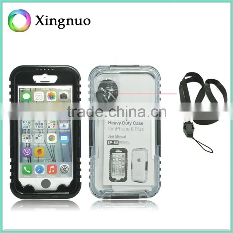 Waterproof phone cover case for iphone 6 swimming rainy day