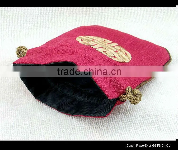Small cotton drawstring bags for jewelry packing