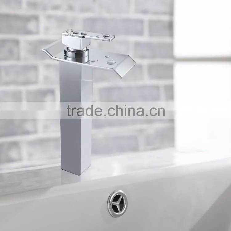High Neck Waterfall Chrome Water Mixer BNF023H
