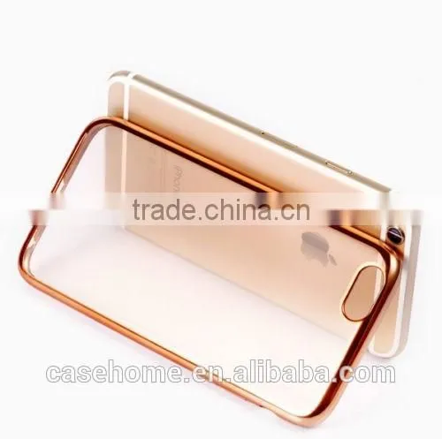 Ultra Thin gel electroplating Case Cover For iPhone 6plus/6s plus