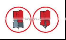 cemented carbide 4 flute wood auger bits 10*20mm