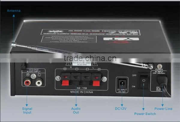 5 channel usb mixer amplifier YT-F6 with Karaoke support FM/MIC/TF/USB