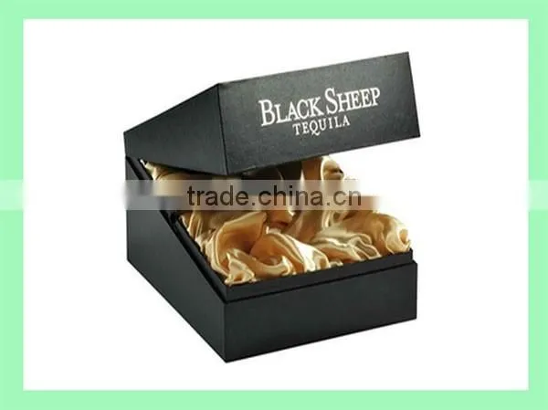 Specializing in custom luxury hot stamping logo single red wine box