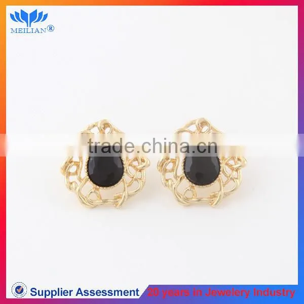 High quality waterdrop shaped caystal stud earrings for women earring stud