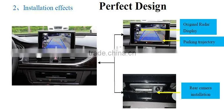 Multimedia car entertainment system for audi 3g mmi video interface