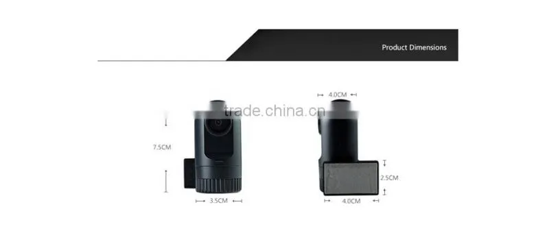 1080p wide angle camera dvr car black box