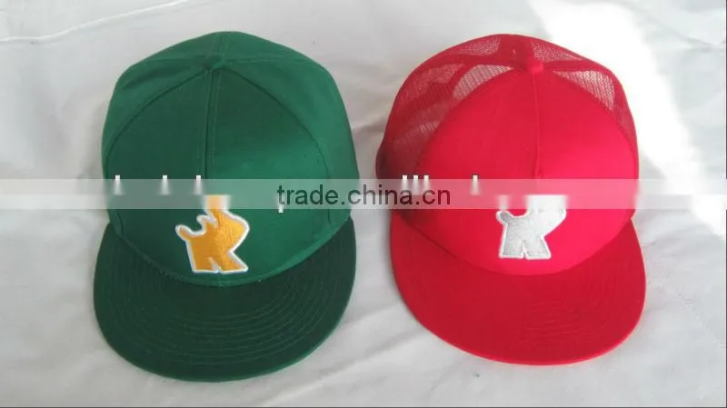 kid truck hat with front embroidery logo patch