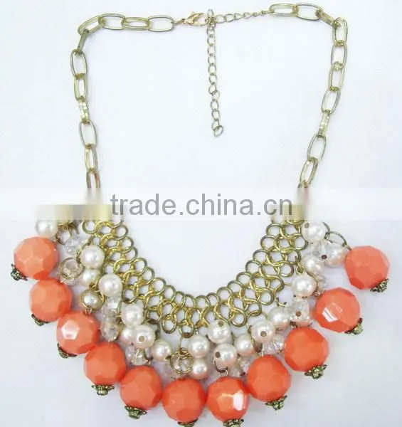 Imitation Pearl Fashion Jewelry Necklace