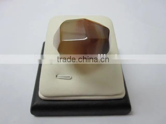 Mixed Different Fashion Style of Gemstones Rings Various Shape Gift Box