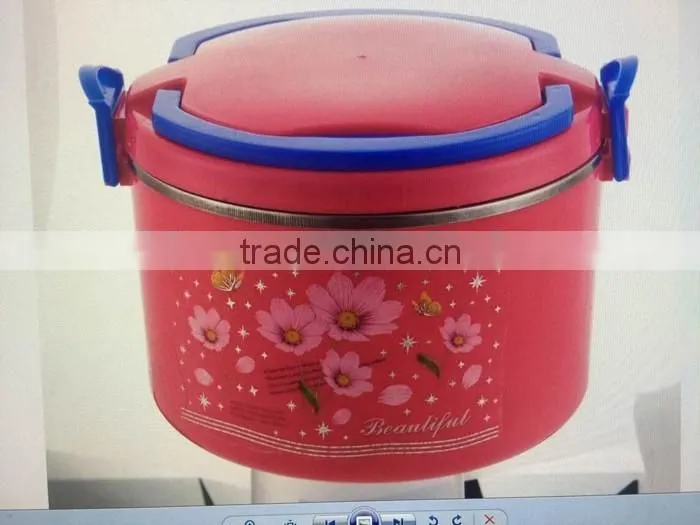 2845 stainless steel insulated plastic food container