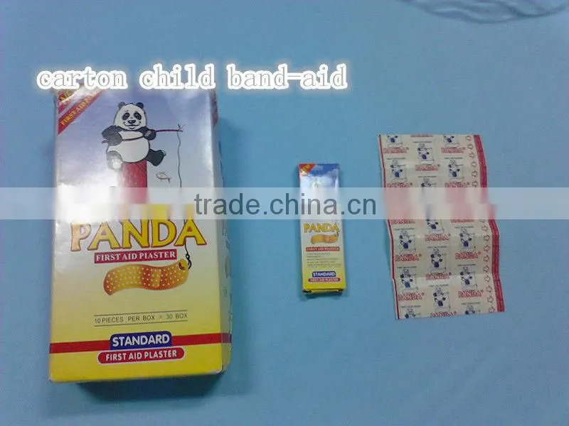 cartoon child band-aid