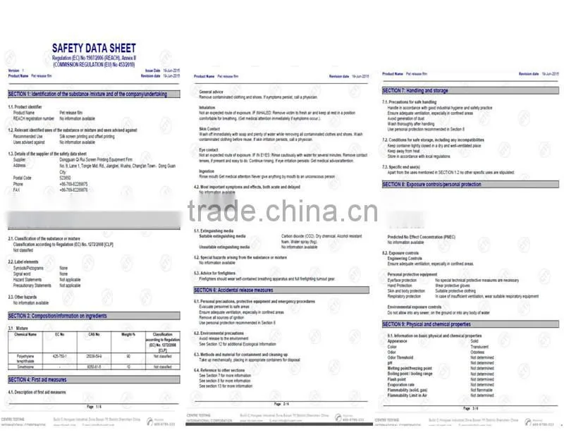 Heat Transfer film for Number printing