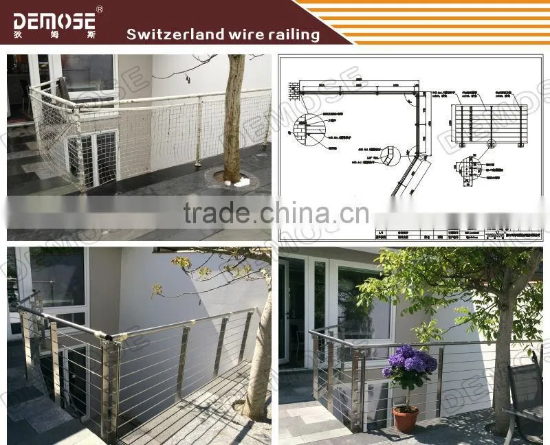 wholesale iron balcony railings designs with CCC