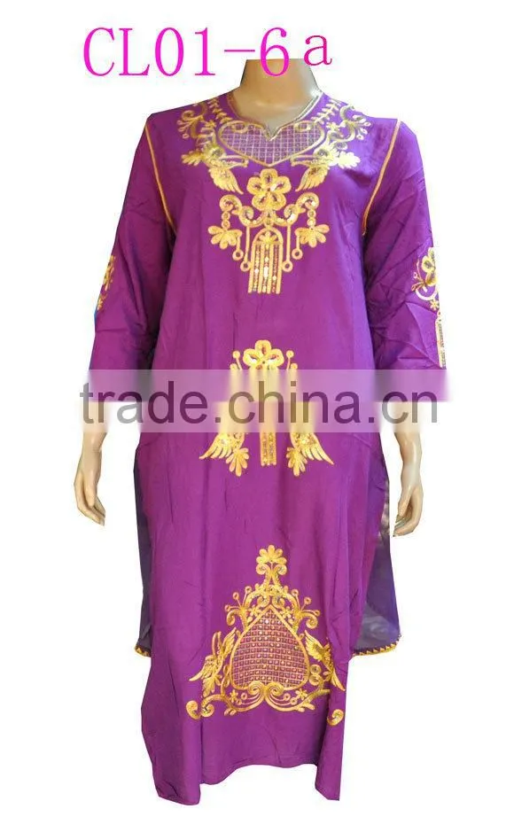 CL01-6a purple women cotton dressess 2015