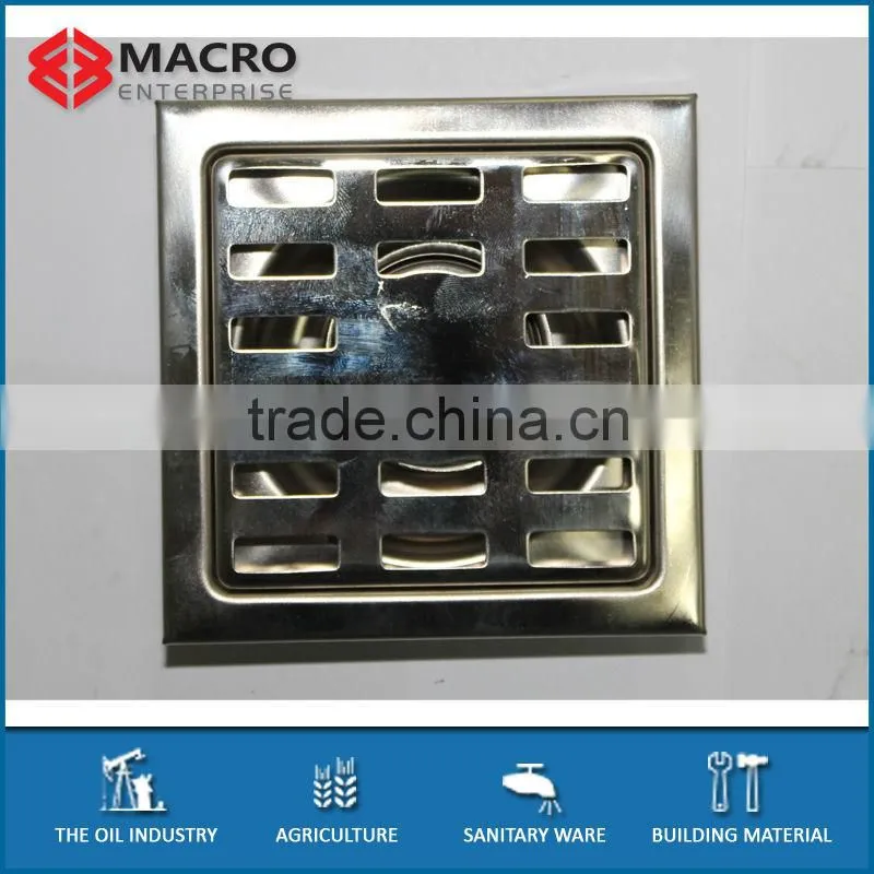 Stainless Steel Floor Drain Shower Drain 80X80mm