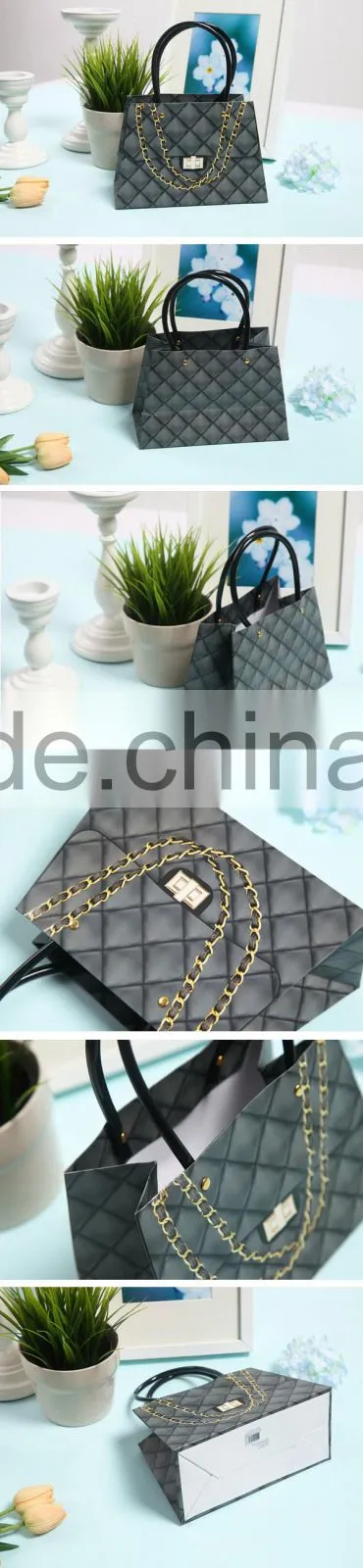 2015 custom printing cheap brown kraft paper bag in Xiamen