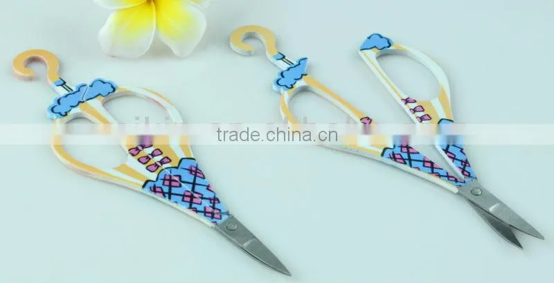 Umbrella Shape Beauty Nail Scissors Curved