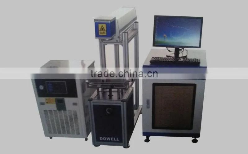 China Jinan laser machine supplier Dw-1010 portable co2 laser marking machine for small business price
